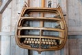 Stockholm, Sweden - October 27, 2019: The Vasa Museum in Stockholm, displays the Vasa ship, fully recovered 17th century viking