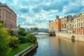 Stockholm, Sweden river cityscape. old city view Royalty Free Stock Photo