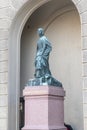 Modern Statue of Christina Gyllenstierna as defender of Stockholm at the Royal Palace