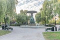 Stockholm Molins Fountain at Kungstradgarden Kings Garden.