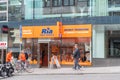Ria Money Transfer office in Stockholm. Ria Money Transfer is a subsidiary of Euronet Worldwide, Inc. which specializes in money r