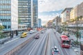 Traffic on Stockholm city center