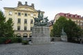 Saint George and the Dragon statue in Stockholm Royalty Free Stock Photo