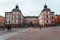 Stockholm Sweden Svea Court of Appeal building at Riddarholmen on spring day