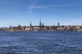 View of the old town of Gamla Stan from Lake Malaren