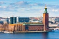 Stockholm town hall aerial