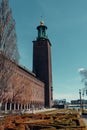 Stockholm Town Hall Tower in summer