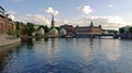 Sweden, Stockholm, view of the city and its palaces Royalty Free Stock Photo