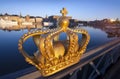 Stockholm view with crown