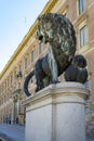 Stockholms Royal Palace Lion Sculpture