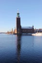 Stockholms stadshus in winter