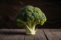 StockImage Indoor studio spotlight broccoli, vibrant green florets ready for cooking