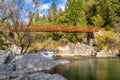 Stocking Flat Bridge along the Deer Creek Tribute Trail in Nevada City California