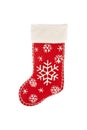 Stocking stuffer on white Royalty Free Stock Photo