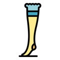 Stockings icon vector flat