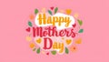 StockPhoto Happy Mothers Day women valentine birthday pastel pink background