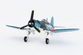 Corgi die-cast metal Corsair aircraft Royalty Free Stock Photo