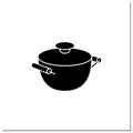 Stockpot glyph icon