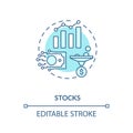 Stocks concept icon