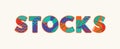 Stocks Concept Word Art Illustration