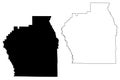 Stoddard County, Missouri U.S. county, United States of America, USA, U.S., US map vector illustration, scribble sketch Stoddard Royalty Free Stock Photo