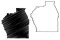 Stoddard County, Missouri U.S. county, United States of America, USA, U.S., US map vector illustration, scribble sketch Stoddard Royalty Free Stock Photo