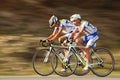 Stoenchev Valentin and Robov Momchil cyclists from Bulgaria near Paltinis