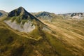 Stog summit in Sutjeska national park, Zelengora mountain Royalty Free Stock Photo