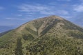 Stoh, mountain in Mala Fatra, Slovakia, view from Poludnovy grun in spring cloudy day