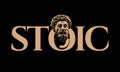 Stoicism vector illustration concept banner poster