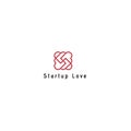 StartUp Love Template Logo Love