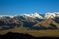 Stok Kangri Range and Leh Valley , Leh-Ladakh, India Royalty Free Stock Photo