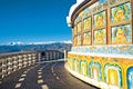 Stok Kangri Range from Shanti Stupa , Leh-Ladakh, India Royalty Free Stock Photo