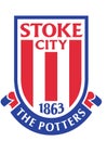 Stoke city logo editorial illustrative on white background Royalty Free Stock Photo