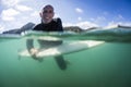 Stoked Surfer Royalty Free Stock Photo