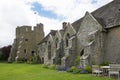 Stokesay Castle Hall and South Tower Royalty Free Stock Photo