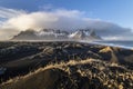 Stokksnes cape and Vestrahorn Mountain Royalty Free Stock Photo