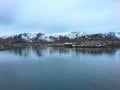 Stokmarknes, Northern Norway. Royalty Free Stock Photo