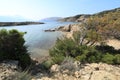 Stolac naturist stony beach on the island of Rab