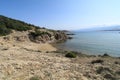 Stolac naturist stony beach on the island of Rab