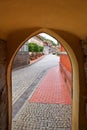 Stolberg arch in Harz mountains Germany Royalty Free Stock Photo