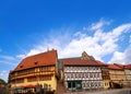 Stolberg facades in Harz mountains Germany Royalty Free Stock Photo