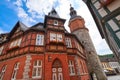 Stolberg facades in Harz mountains Germany Royalty Free Stock Photo