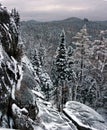 Stolby mountain in Siberia Royalty Free Stock Photo