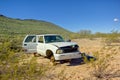 Stolen vehicle stripped in the Arizona desert