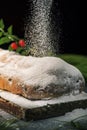 Stollen cake for christmas time Royalty Free Stock Photo