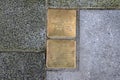Stolperstein Memorial Stone From The Family Aronson At Amsterdam The Netherlands 21-3-2024