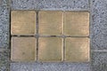 Stolperstein Memorial Stone From The Family Groente And Kokernoot At Amsterdam The Netherlands 21-3-2024