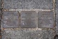 Stolperstein Memorial Stone From The Family Schenk At Amsterdam The Netherlands 11-7-2022