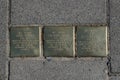 Stolperstein Memorial Stone From Rusthuis De Groot At Amsterdam The Netherlands 3-5-2025 Royalty Free Stock Photo